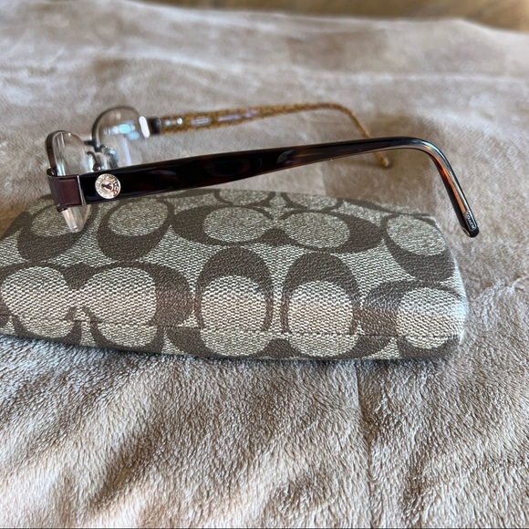 COACH “Adalaide” 223 Tan Eyeglasses Frame  51-18-135 - Picture 3 of 16